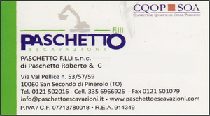 Paschetto Escavazioni